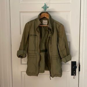 Madewell Olive Green chore / surplus style coat